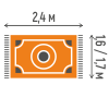 1,6*2,4 м / 1,7*2,4 м