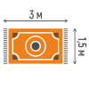 1,5*3 м