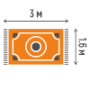 1,6*3 м