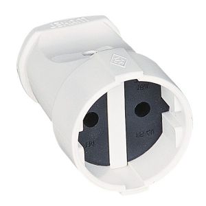 Штепсельное гнездо Makel 250В 16А белое 10004 39863