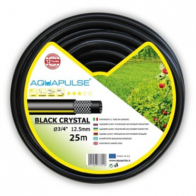 Шланг Aquapulse Black Crystal полив 3/4"*25