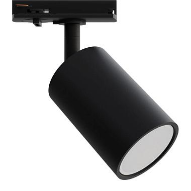 Светильник трековый Apeyron 1-фаз шинопров под GU10 max 15W IP20 56*85*136 черн пласт адапт 16-72