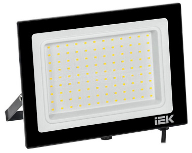 Прожектор светодиодный IEK СДО 06-100 IP65 4000К черный LPDO601-100-40-K02