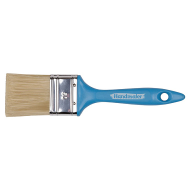 Кисть плоская Handmaler Blue искусственная щетина пластиковая ручка 50 мм 1004-50