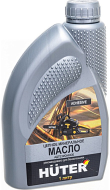Масло Huter цепное минеральное 80W90 для техники 1 л 73/8/2/1