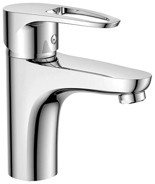 Смеситель Decoroom для умывальника одноручный монолитный хром DR70011***