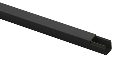 Кабель-канал Эра KK-B-12-12 черный 12*12 мм 2 м Б0061736