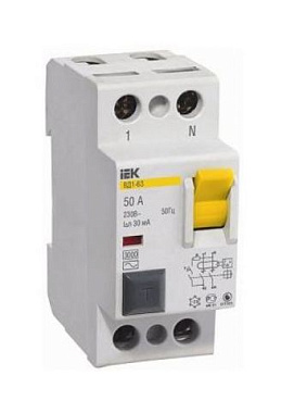 Устройство защитного отключения ИЭК ВД1-63 4Р 40А 30мА MDV10-4-040-030 
