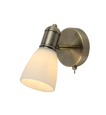 Бра Schaffner Frase 3655-1В 1*E14/40Вт бронзовый 19*10*16 см