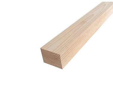 Брусок хвоя 1 сорт профилированный 40*40*3000 мм