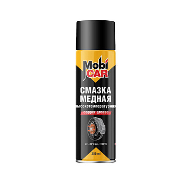 Смазка медная Mobicar высокотемпературная +1100°С 250 мл 0523-03 MC