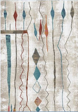 Ковер Mavrika 1,4*2 м 7431B CREAM/TEAL