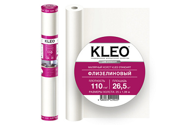 Флизелин Kleo Vlies 110 малярный стандарт 1,06*25 м