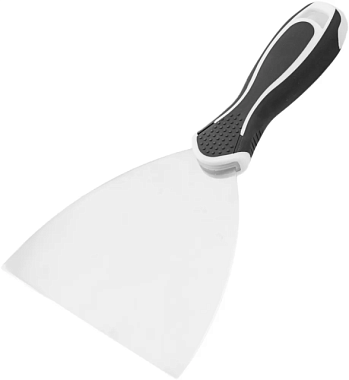 Шпатель Decor Black White нерж сталь двухкомпонентная ручка 80 мм 1-0,7 мм 316-0080
