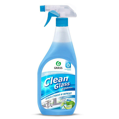 Очиститель стекол Grass Clean блеск стекол и зеркал голубая лагуна 600 мл 125247