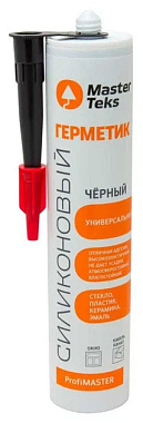 Герметик MasterTeks ProfiMaster силиконовый универсальный черный 290 мл
