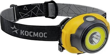 Фонарь налобный Космос 3W 3 батарейки ААА 140Lm KocH103COBLED*