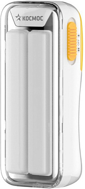 Фонарь-светильник Космос 118LED аккум 4V 2Ah 10W COB LED 440lm пластик белый 646381