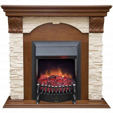 Каминокомплект Real Flame Dublin Lux STD/EUG AO + Fobos BL
