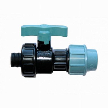 Кран шаровый Ital 25*НР 3/4" ПНД 112705