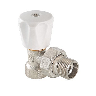 Клапан Valtec ручной угловой  компактный 1/2" VT.007.LN.04