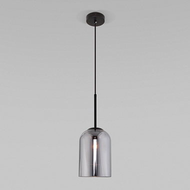 Cветильник подвесной Eurosvet со стеклянным плафоном дымчатый 50228/1***