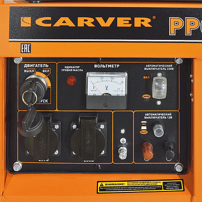 Генератор дизельный Carver PPG-5000DE ИВ
