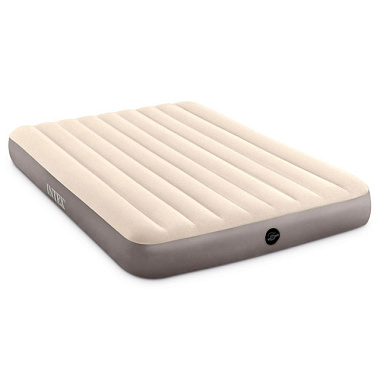 Кровать Intex Queen Delux Single-High Airbed до 272 кг 152*203*25 см 64103