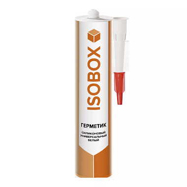 Герметик Технониколь Isobox силиконовый универсальный белый 260 мл