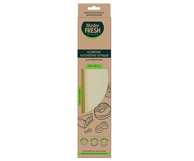 Коврик для приготовления Master Fresh Eco Line антипригарный тефлон 33*40 см