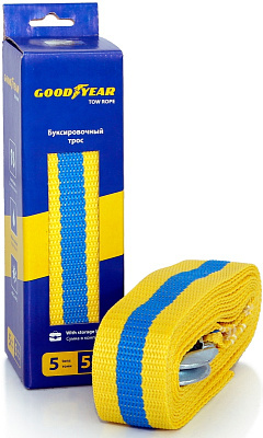 Трос буксировочный Goodyear 5 тонн GY004001
