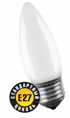 Лампа накаливания Navigator 94327 NI-B-60-230-E27-FR свеча 241454