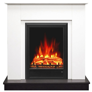 Каминокомплект Real Flame Асти R STD WT-LCB540/BL-LCB947 Белый/Уни Неро+Eugene-S