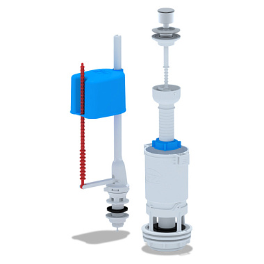 Набор арматуры Ани Пласт с нижней подводкой 1/2" WC4550M 