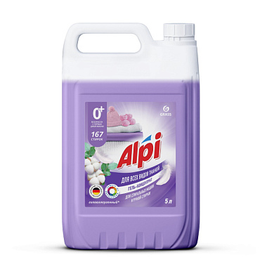 Гель-концентрат Grass Alpi Delicate gel для стирки 5 кг 125685