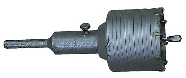 Коронка Политех-Инструмент по бетону SDS+ Ф70*50 в сборе 4805070