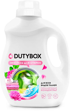 Гель для стирки DutyBox Розовый пион универсальный+пятновыводитель концентрат 1 л db-5200