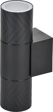Светильник IEK LT-UBU0-5108-GU10-2-K02 2*GU10 IP65 уличный настен черный 593656**
