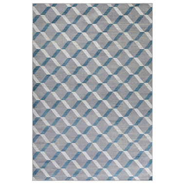 Ковер Klio 0,8*1,5 м 00544A M.GRI/L.BLUE=M.GREY/L.BLUE