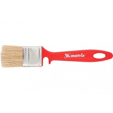 Кисть Matrix Color line флейцевая для эмалей натуральная щетина пластиковая рукоятка 35*10 мм 83351