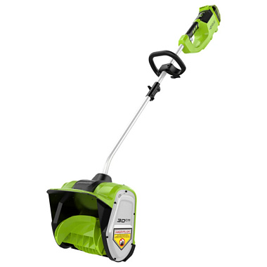 Снегоотбрасыватель Greenworks GD40SSK5 аккумуляторный 30 см 40В бесщеточный 1*5А/ч 6,8 кг 2600807UG
