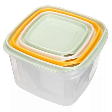 Комплект контейнеров Бытпласт для продуктов 4 шт 0,25/0,45/0,75/1,2 л 433160718