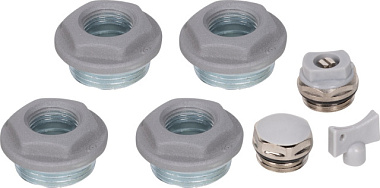 Комплект монтажный Royal Thermo 1"*1/2" серебристый НС-1614216***
