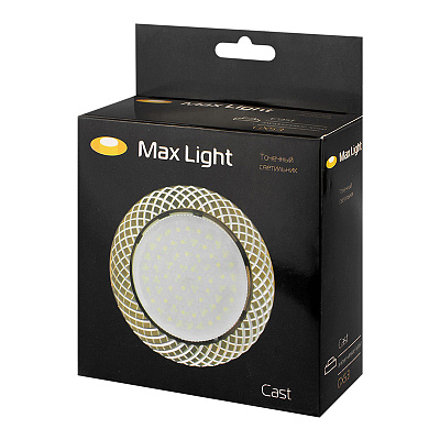 Светильник потолочный MaxLight Cast 74 Gold GX53 алюминий золото