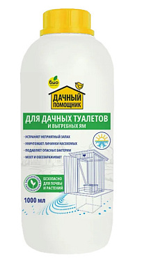 Средство Био-Комплекс Дачный Помощник для дачных туалетов и выгребных ям 1 л