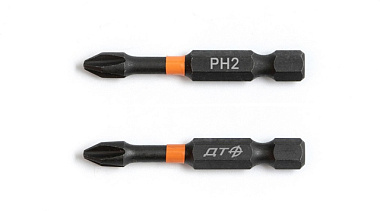 Бита ударная Дело Техники 1/4'' PH2*50 мм 2 шт 793222