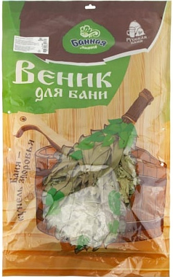 Веник Банная линия дубовый с эвкалиптом 10-681