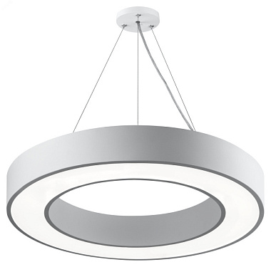 Светильник подвесной Эра Geometria Ring SPO-133-W-40K-045 IP40 драйвер белый 600*80 мм Б0058904