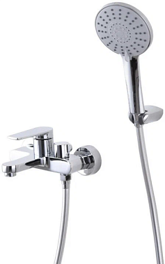 Смеситель D&K Bayern.Fürth для ванны с душем короткий излив хром DA1523201