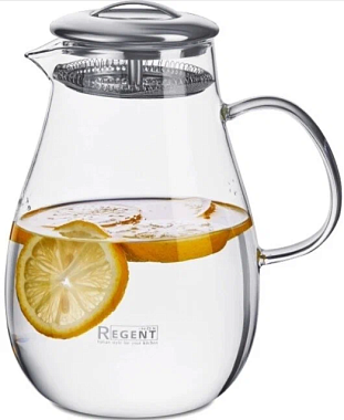 Кувшин Regent Inox Franco для воды с фильтр-ситечком 1,8 л 93-FR-BR-11-1800